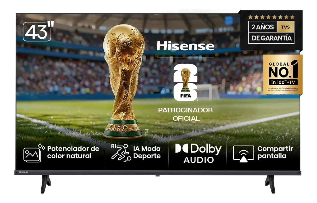 SMART TV 43" HISENSE FULL HD SISTEMA VIDAA - Image 2