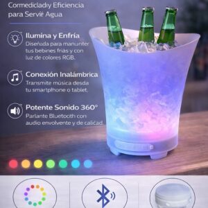 FRAPERA CON PARLANTE RGB BLUETOOTH