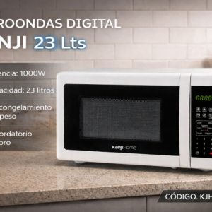 MICROONDAS 23 LTS DIGITAL BLANCO KANJI